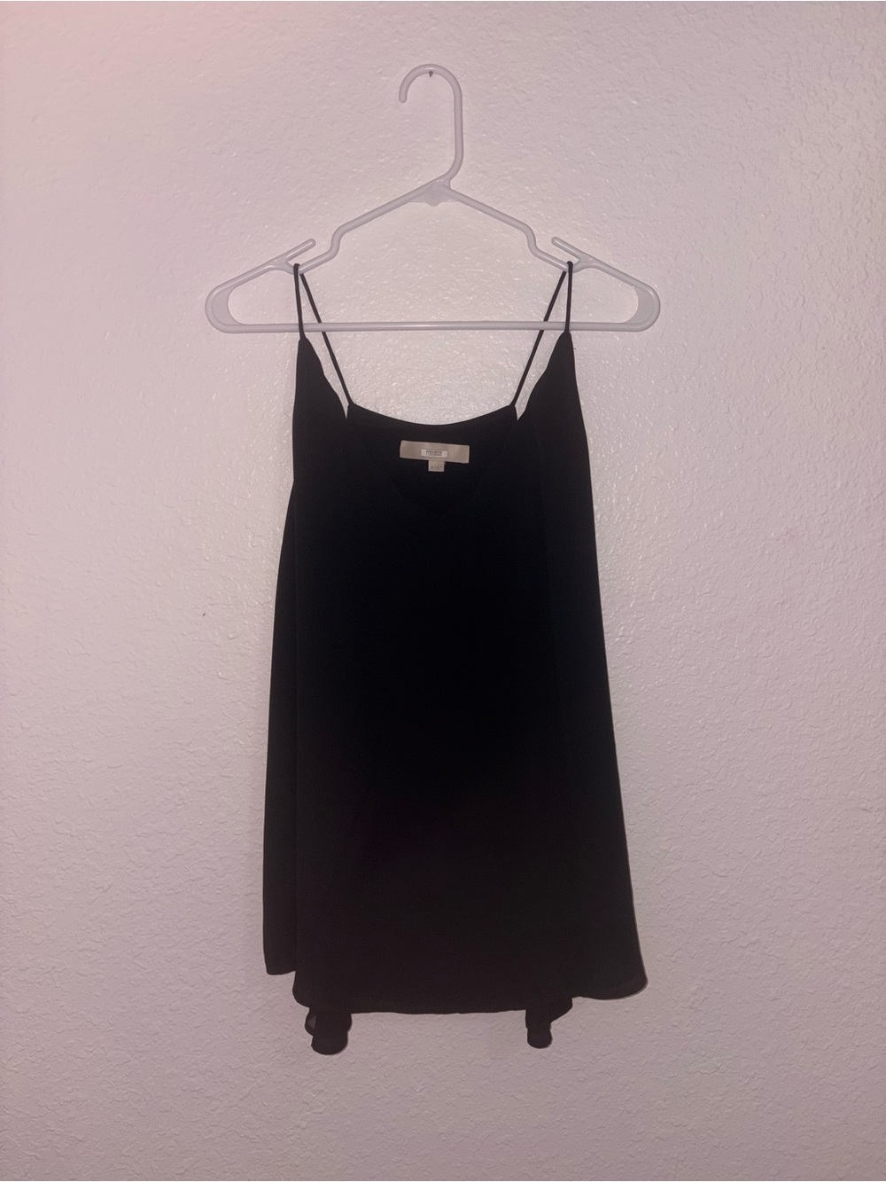 Black Spaghetti Strap Camisole Top
